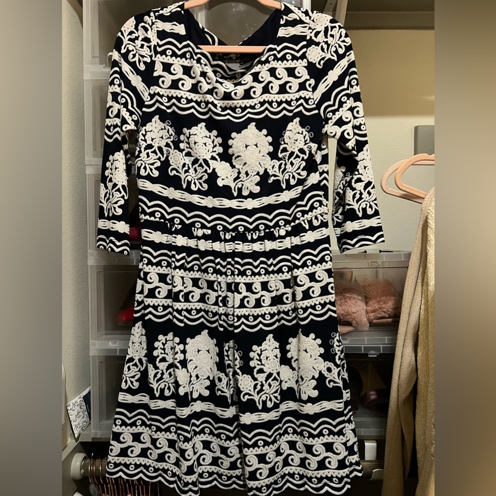 Detailed Pleated Dress